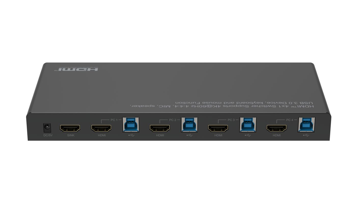 Microconnect MC-HDMIKVM0401-USB3-4K KVM switch Black – image 4