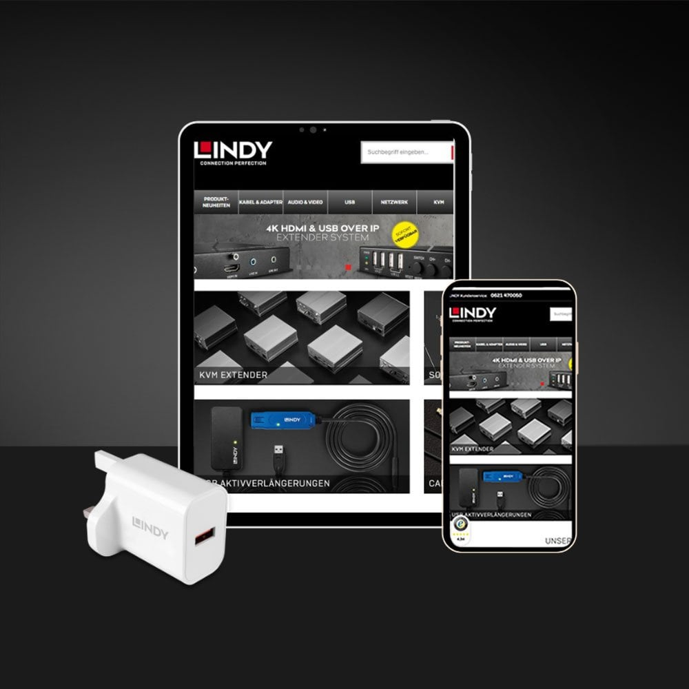 Lindy 18W USB Type A Charger – image 3