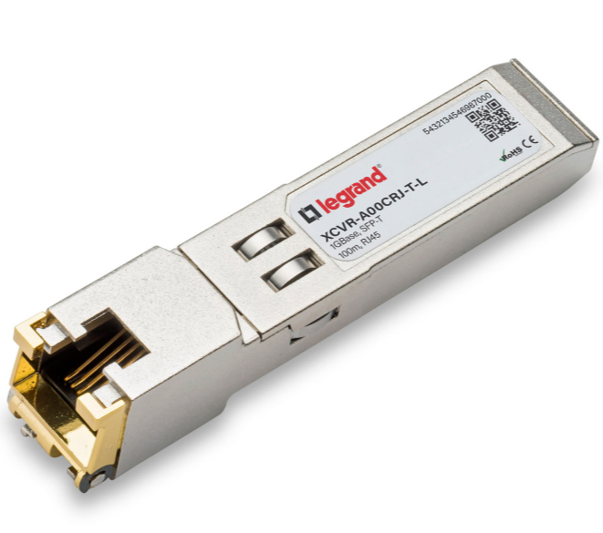Legrand XCVR-A00CRJ-T-L network transceiver module Fiber optic 1000 Mbit/s SFP