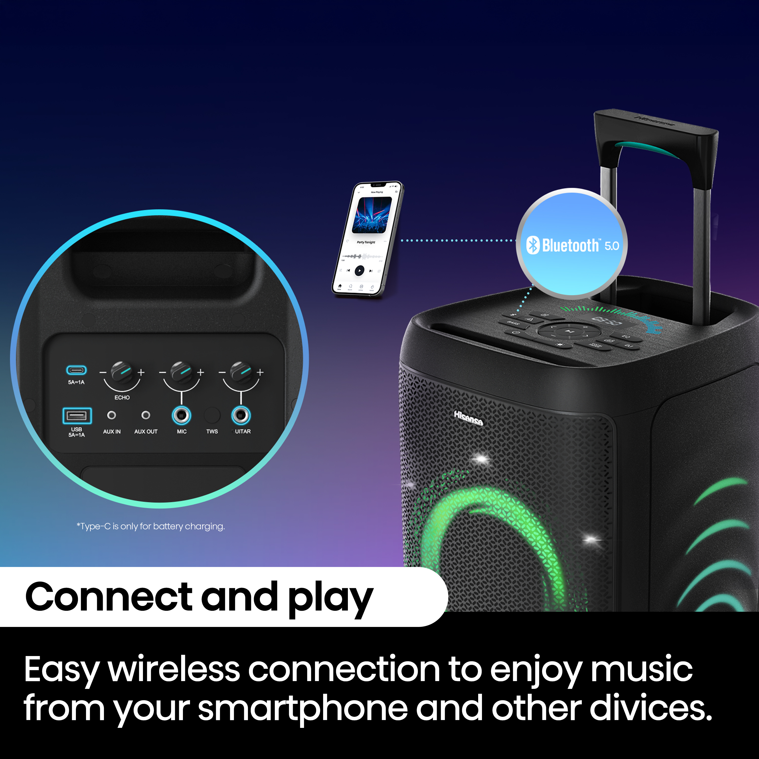 Hisense Party Thunder Party Speaker image 28