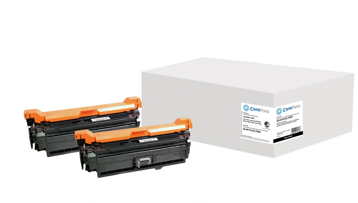 CoreParts QI-HP1015Z-TWIN toner cartridge 2 pc(s) Compatible Black