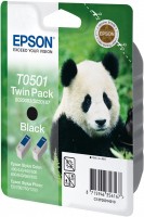 Epson T050 - Série "Panda" Double Pack Noir