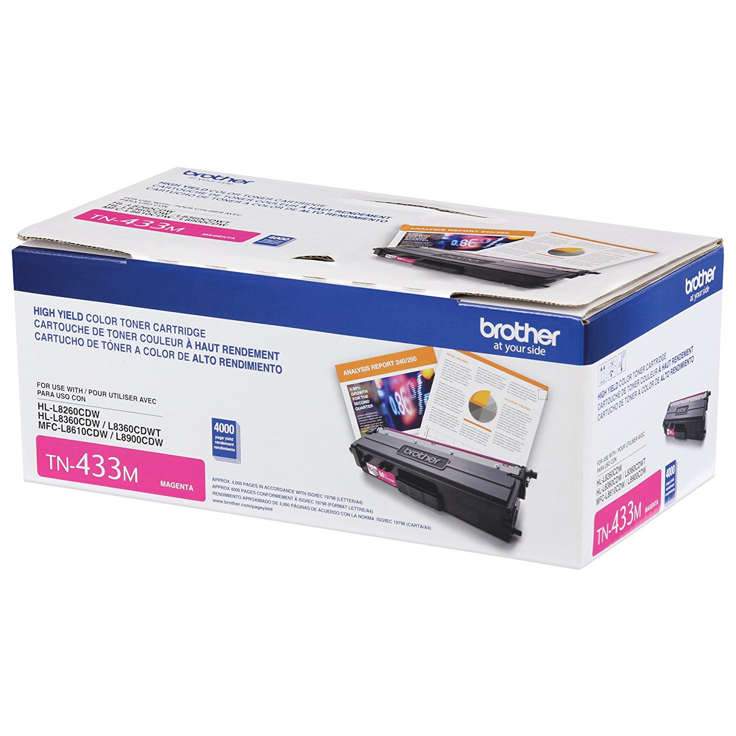 Brother TN-433M toner cartridge 1 pc(s) Original Magenta – image 6