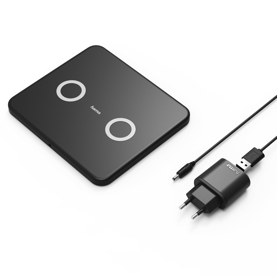 Hama Twin Smartphone Black USB Indoor – image 1