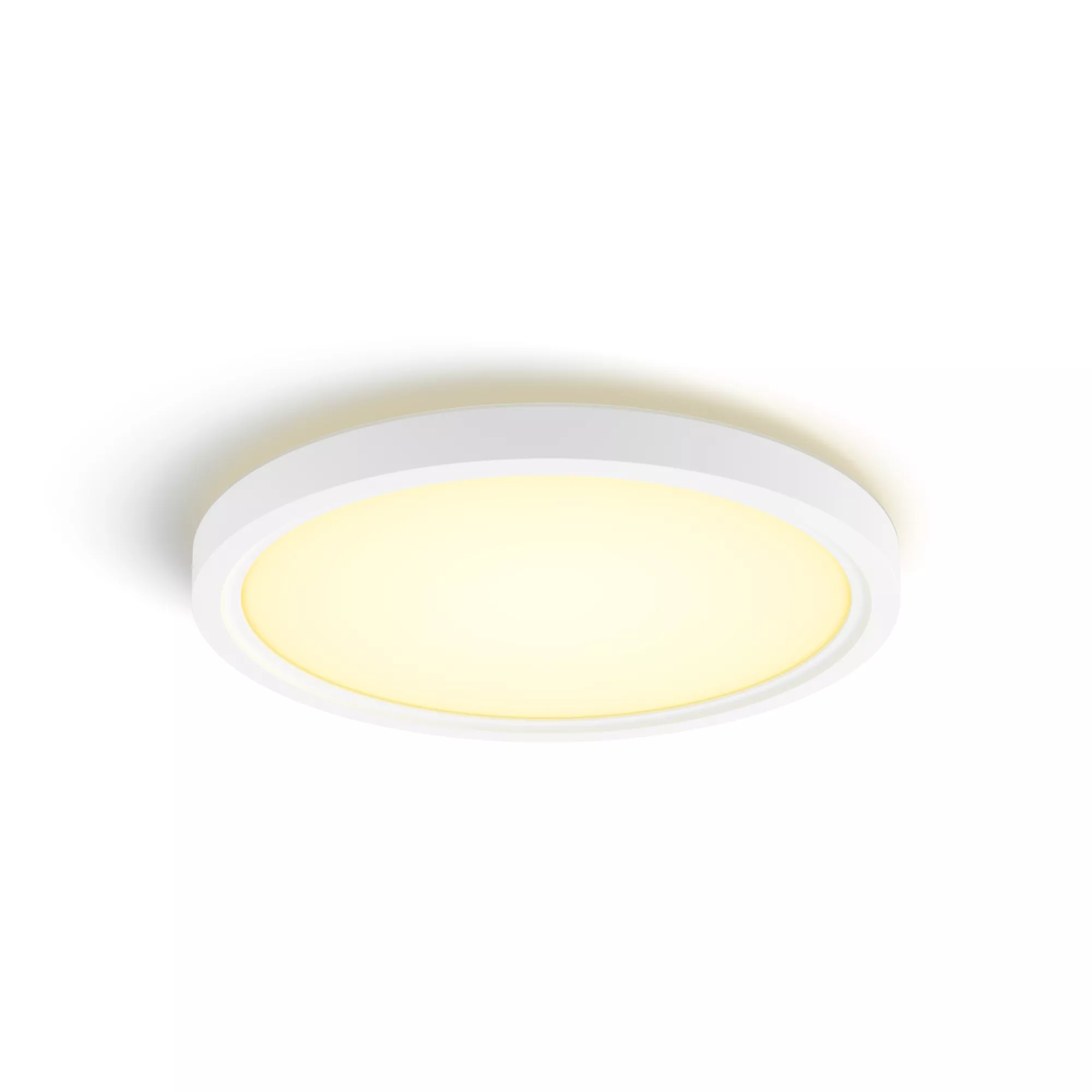 Philips by Signify Panneau de plafond rond Tento WA LED 29,1 cm blanc