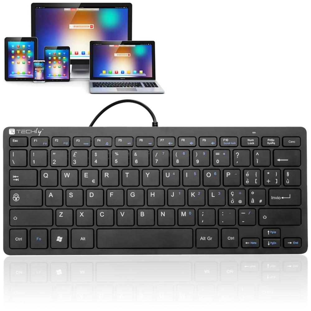 Techly IDATA KB-122UBK