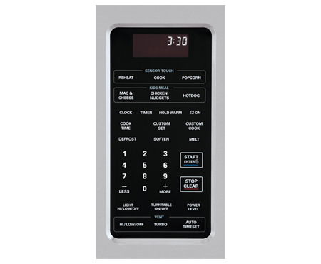 LG LMV1852ST microwave Stainless steel Countertop – image 5