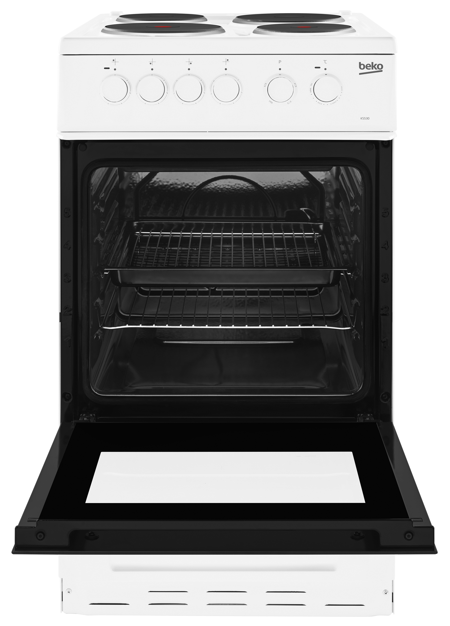 Beko KS530W 50cm Single Cavity Electric Cooker – image 2