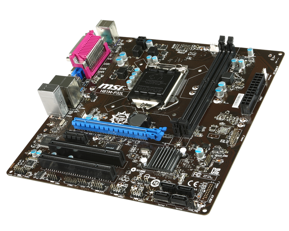 MSI H81M-P32L Intel® H81 LGA 1150 (Socket H3) micro ATX – image 4