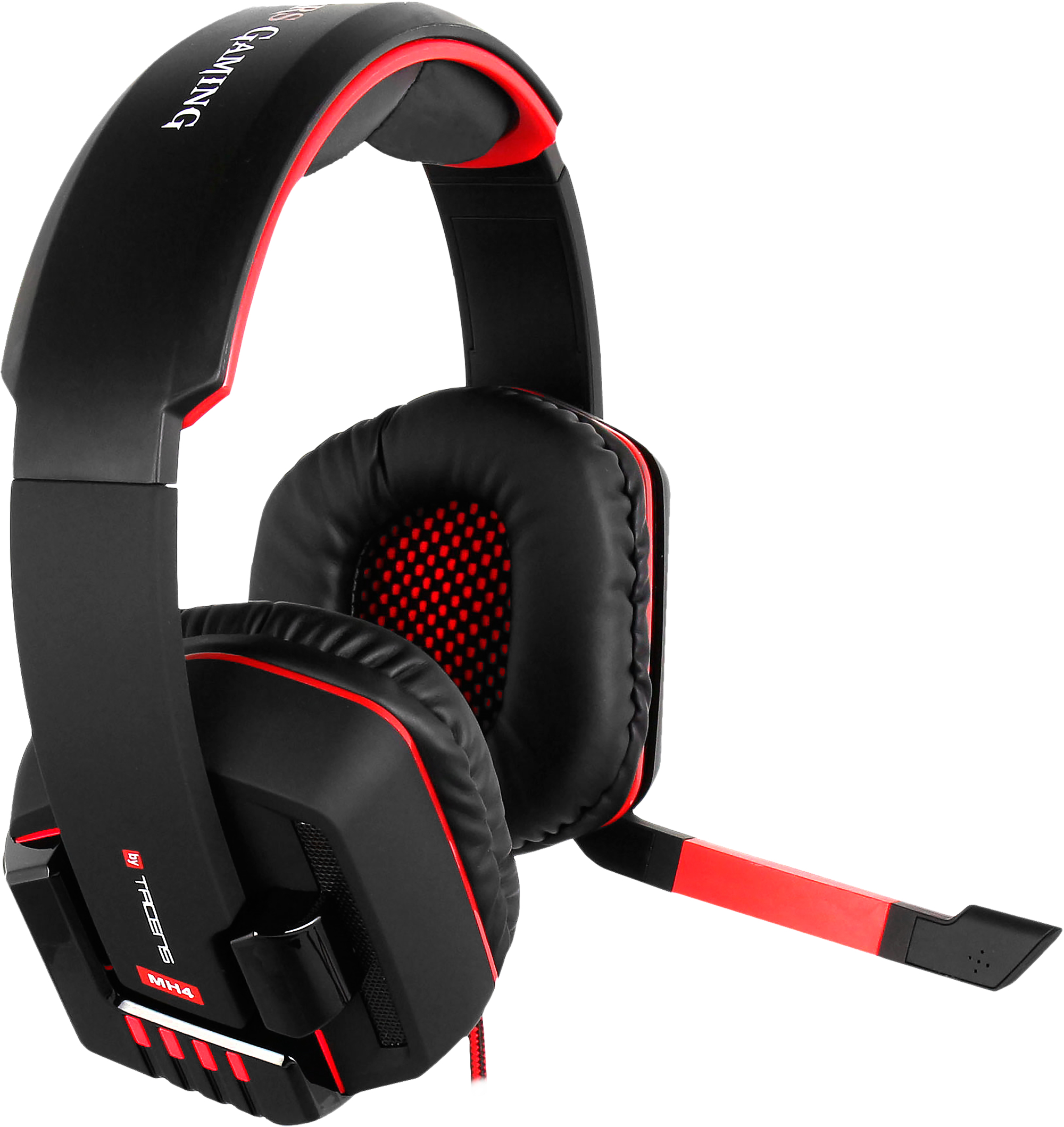 Mars Gaming MH4 headphones/headset Wired Head-band Black, Red – image 3
