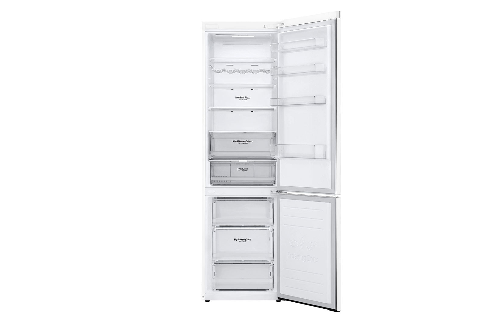LG GBP62SWXCC fridge-freezer Freestanding – image 3