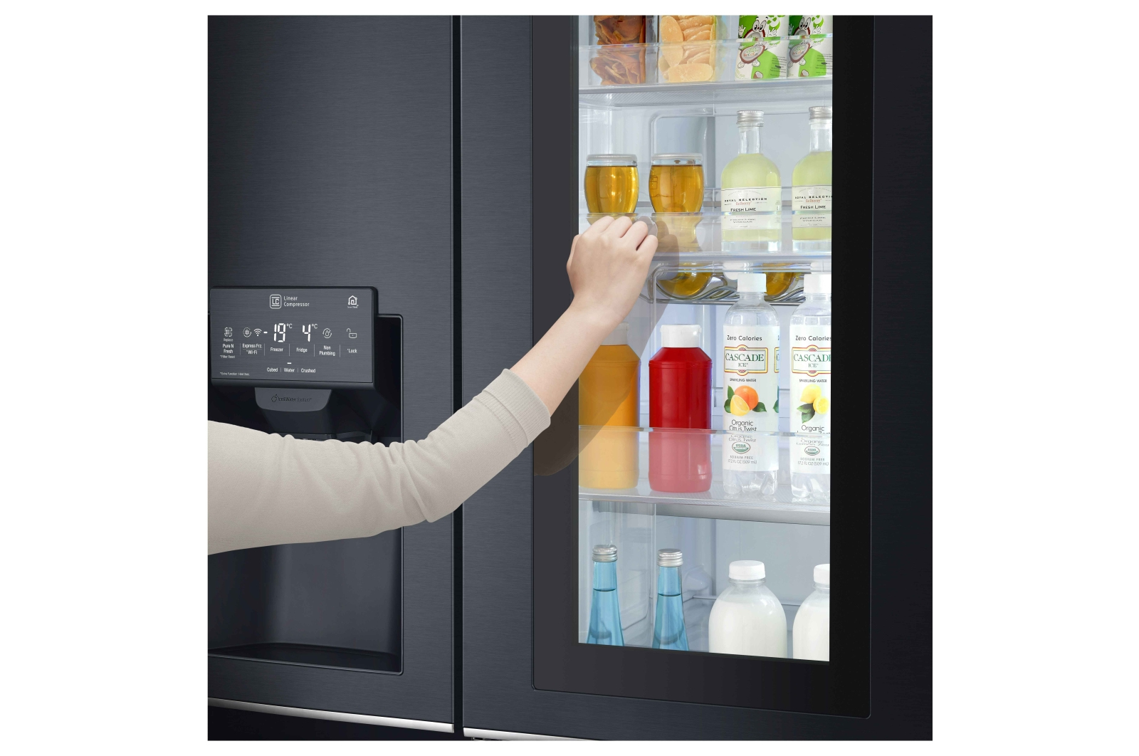 LG GSX961MTAZ side-by-side refrigerator Freestanding – image 9
