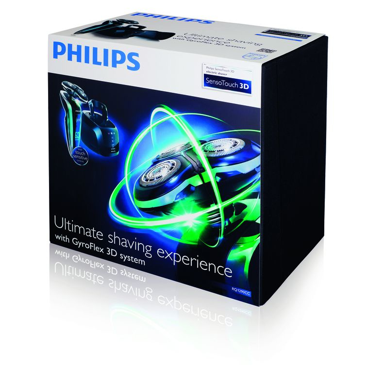 Philips SHAVER Series 9000 SensoTouch RQ1290/21 men's shaver Rotation shaver Trimmer Black – image 2