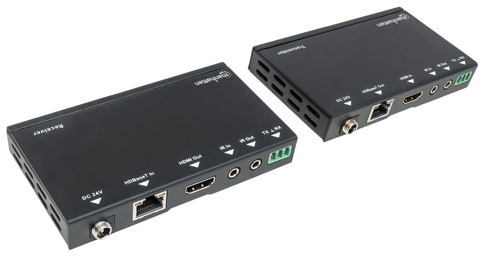 Manhattan 4K HDMI HDBaseT over Ethernet Extender Kit, Extends Distances of 4K@30Hz up to 40m and 1080p up to 70m Using Single Ethernet Cable, Power over Cable, – image 5
