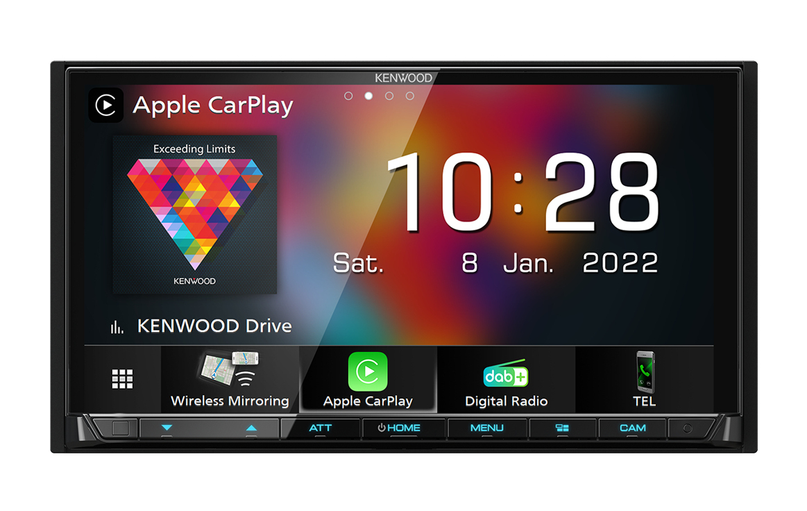 DMX8021DABCAMPER car media receiver Black Wi-Fi
