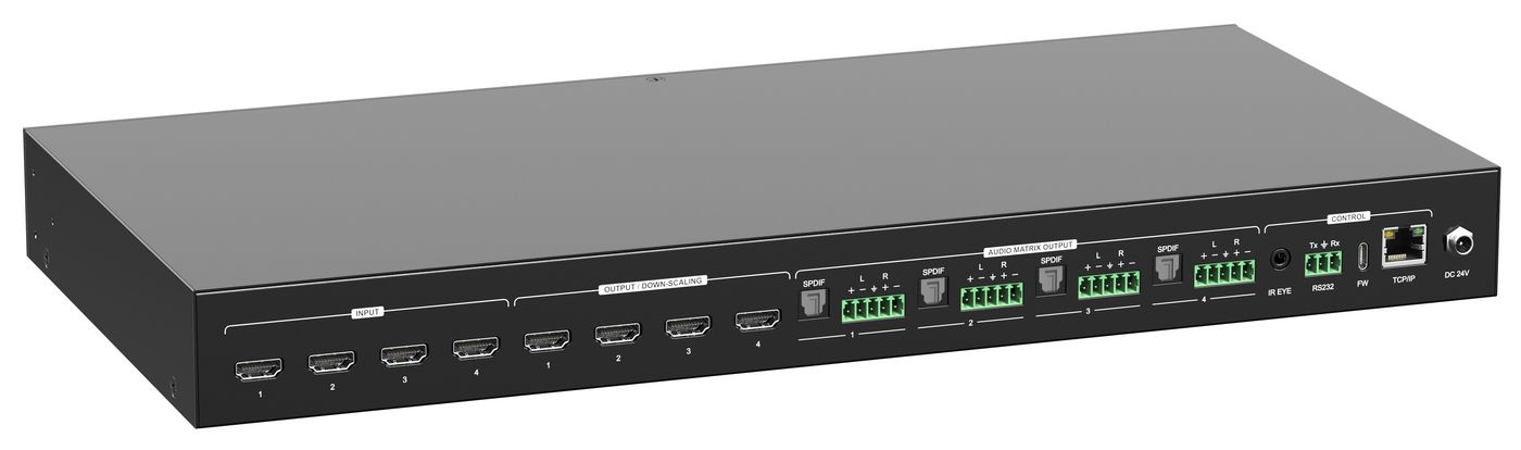 Vivolink HDMI 2.0 4x4, Matrix Fast switcher w/GUI and RS232 control – image 2