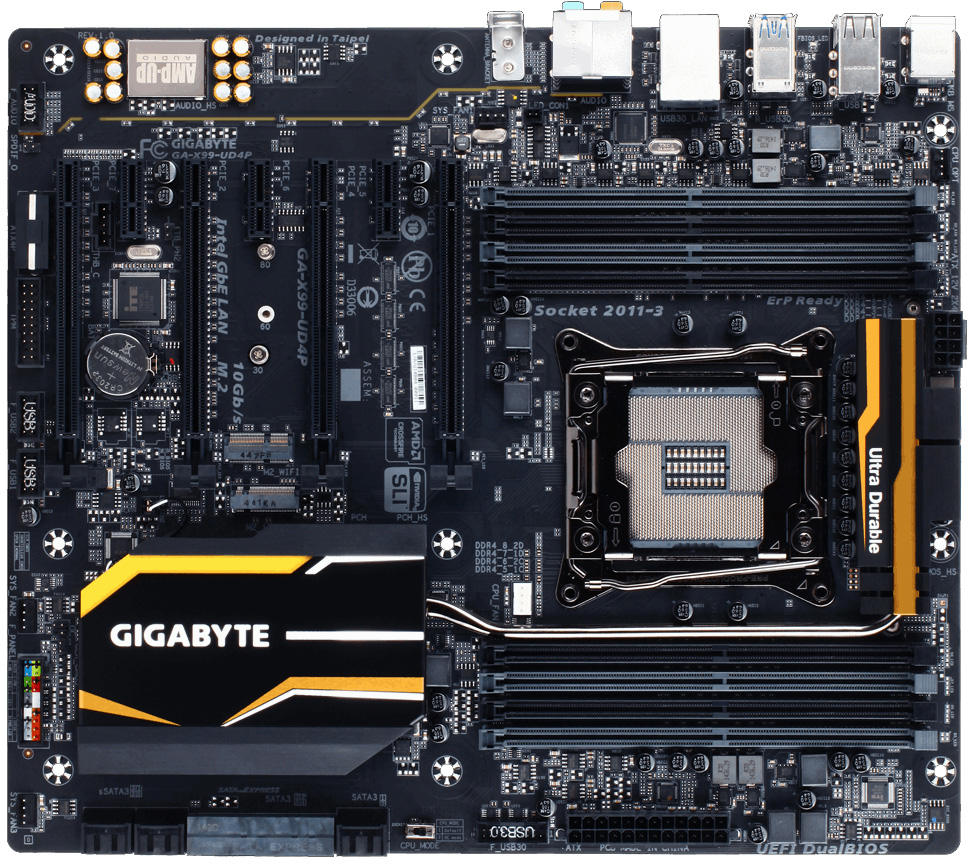 GIGABYTE GA-X99-UD4P motherboard Intel® X99 LGA 2011-v3 Extended ATX