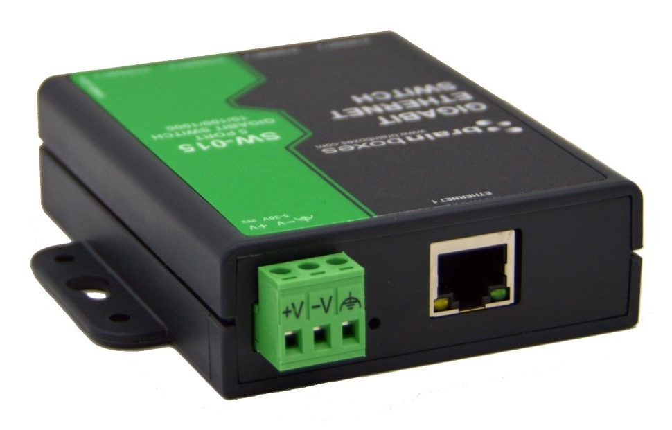 Brainboxes Light Industrial 5 Port Gigabit Ethernet Switch – image 9