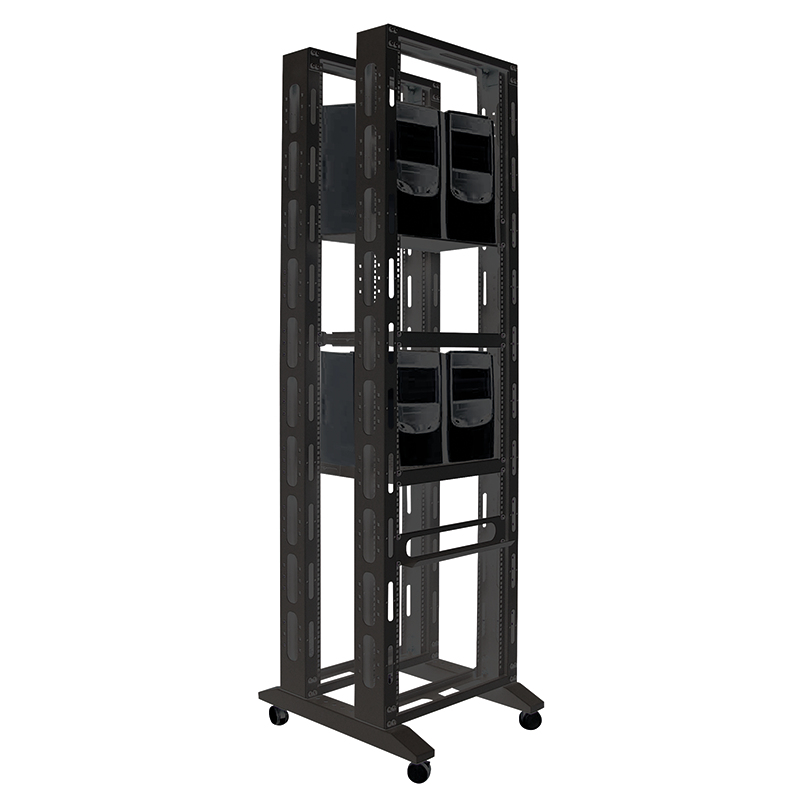 LogiLink R42D68B rack cabinet 42U Freestanding rack Black – image 2