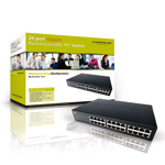 Conceptronic 24 port Gigabit Rackmountable 11" Switch – image 1