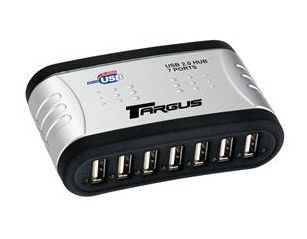 Targus PAUH212U interface hub 480 Mbit/s Silver