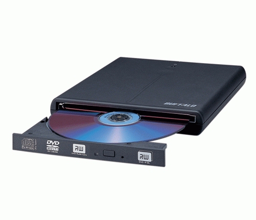 Buffalo MediaStation 8x Portable DVD Writer, Black – image 2