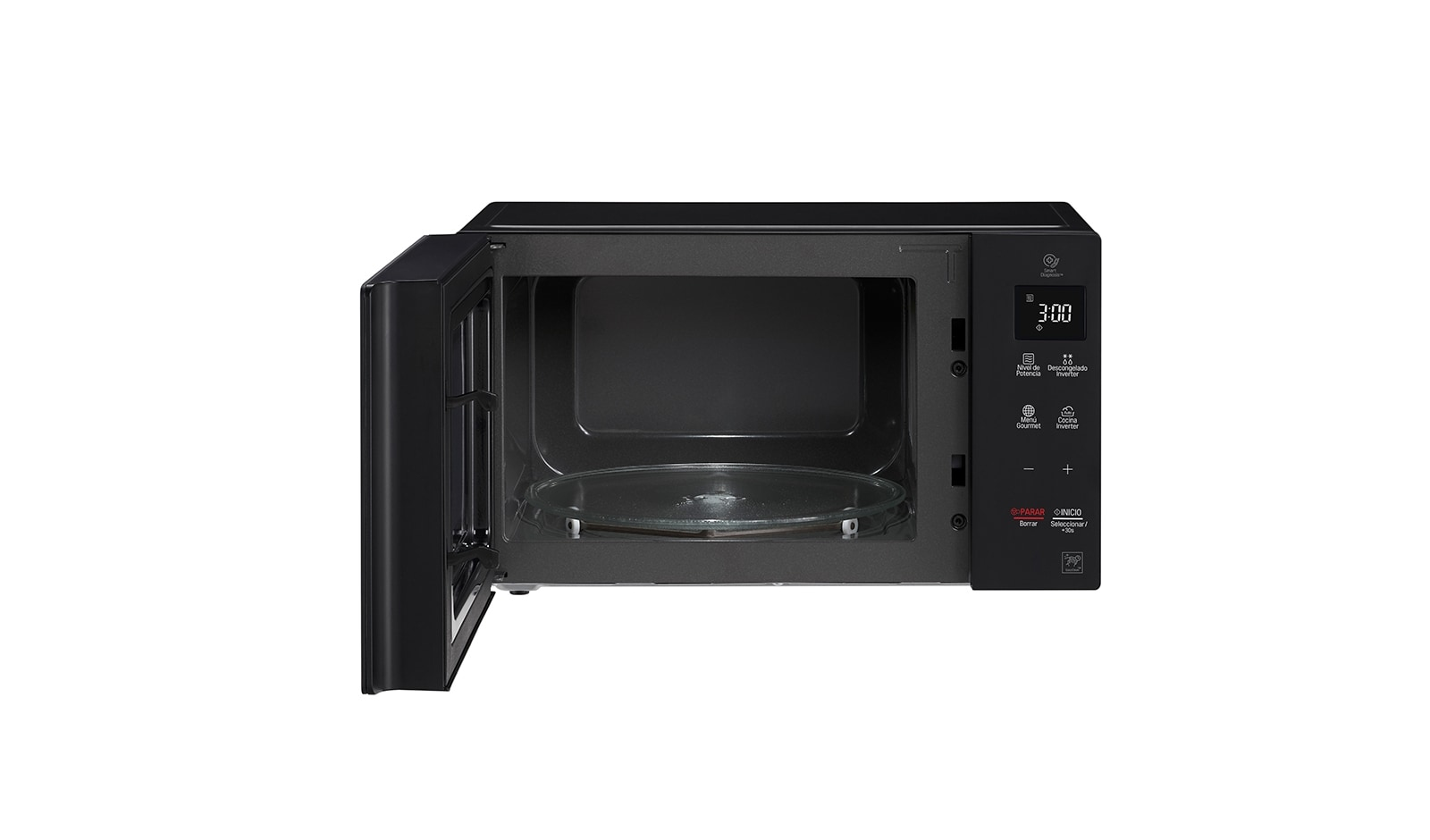 LG MS1536GIR microwave Black, Mirror Solo microwave Countertop – image 6