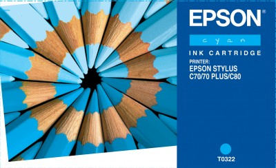 Epson Pencils Singlepack Cyan T0322 DURABrite Ink – image 5