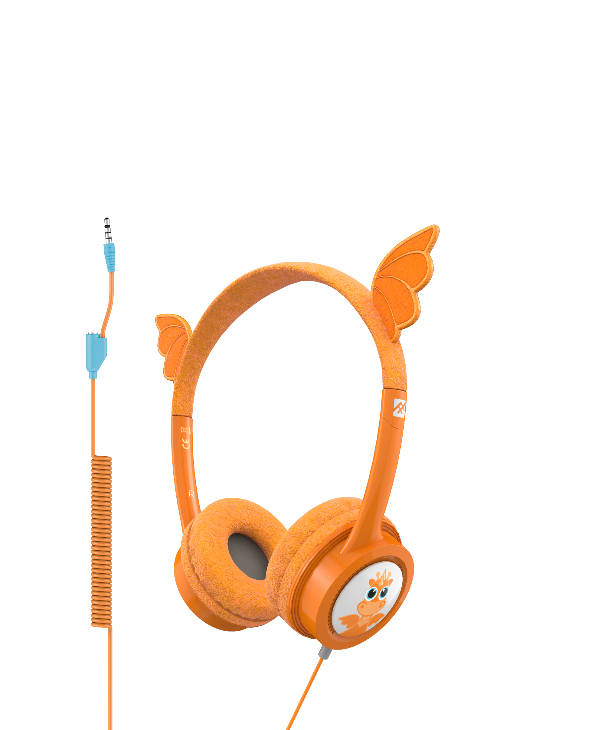 IFROGZ Headphone-Little Rockerz Costume-With Buddy Jack and Coiled Cable-FG-Dragon – image 8