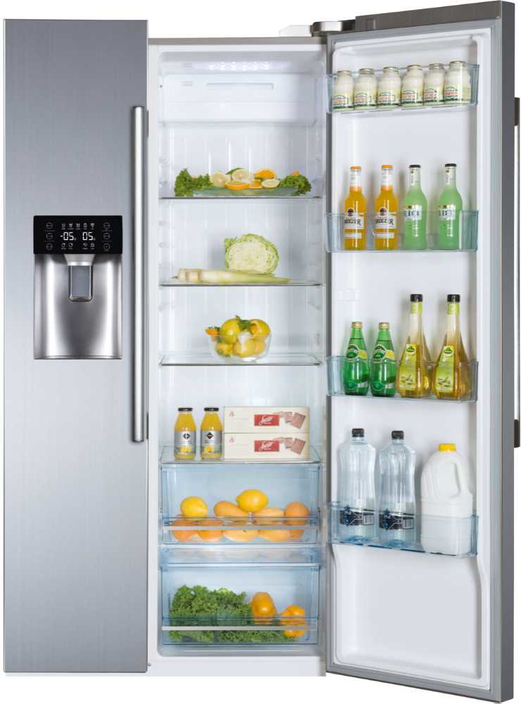 Haier HRF-629IF6 side-by-side refrigerator Freestanding Silver – image 3