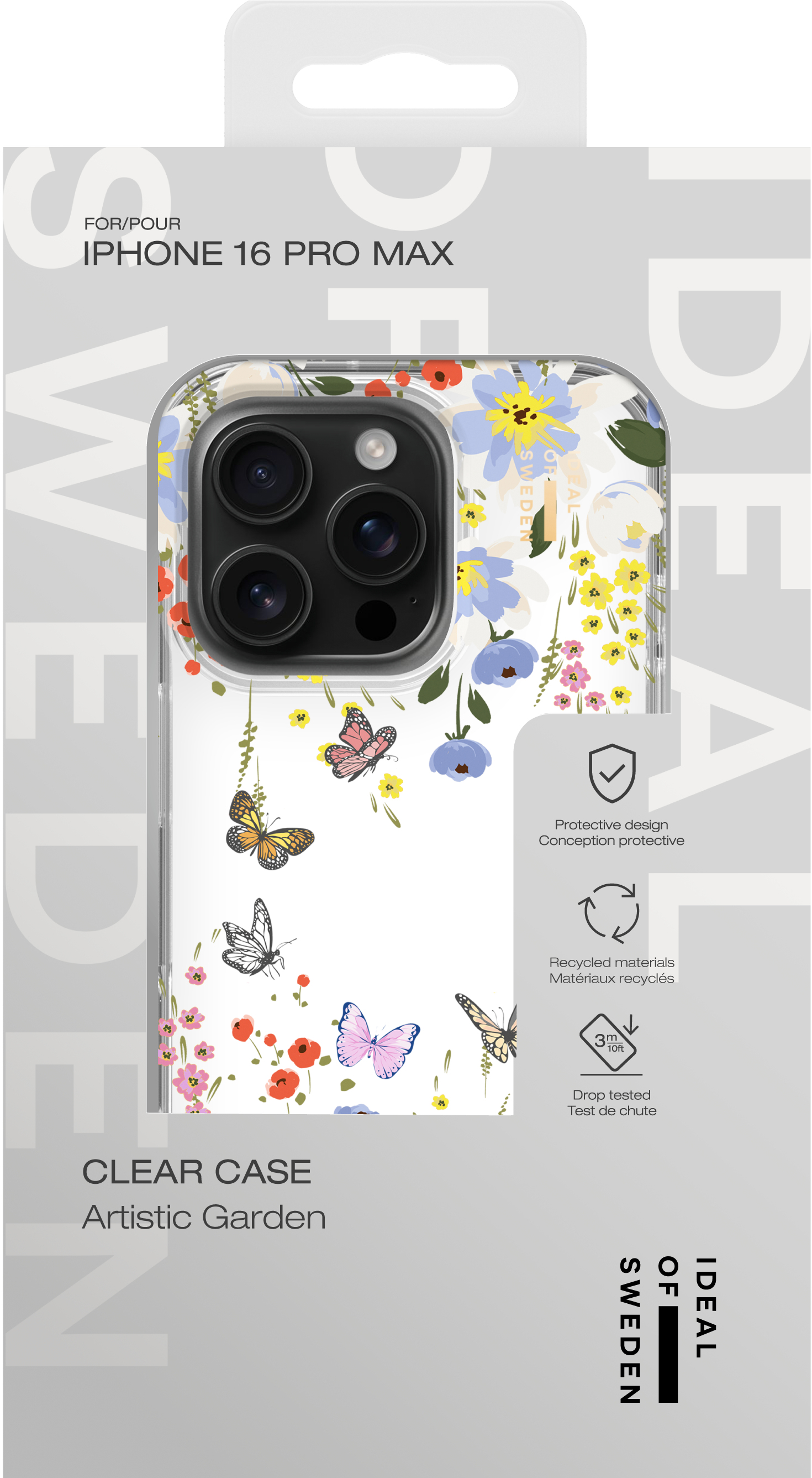 iDeal of Sweden Clear Case iPhone 16 Pro Max Artistic Garden – image 4