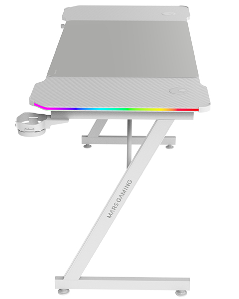 Mars Gaming MGDX140RGBW scrivania per computer Bianco