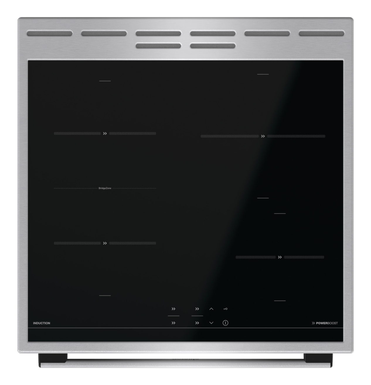Gorenje GEIT6E81XPG Freestanding cooker Electric Zone induction hob Stainless steel – image 3