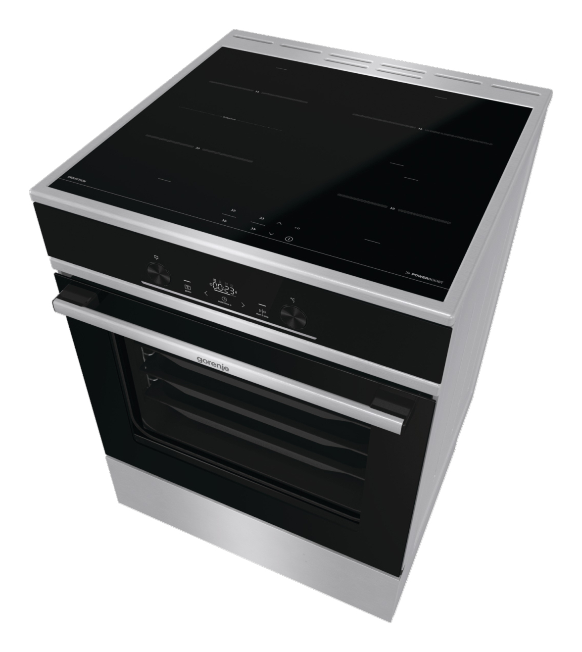 Gorenje GEIT6E81XPG Freestanding cooker Electric Zone induction hob Stainless steel – image 7