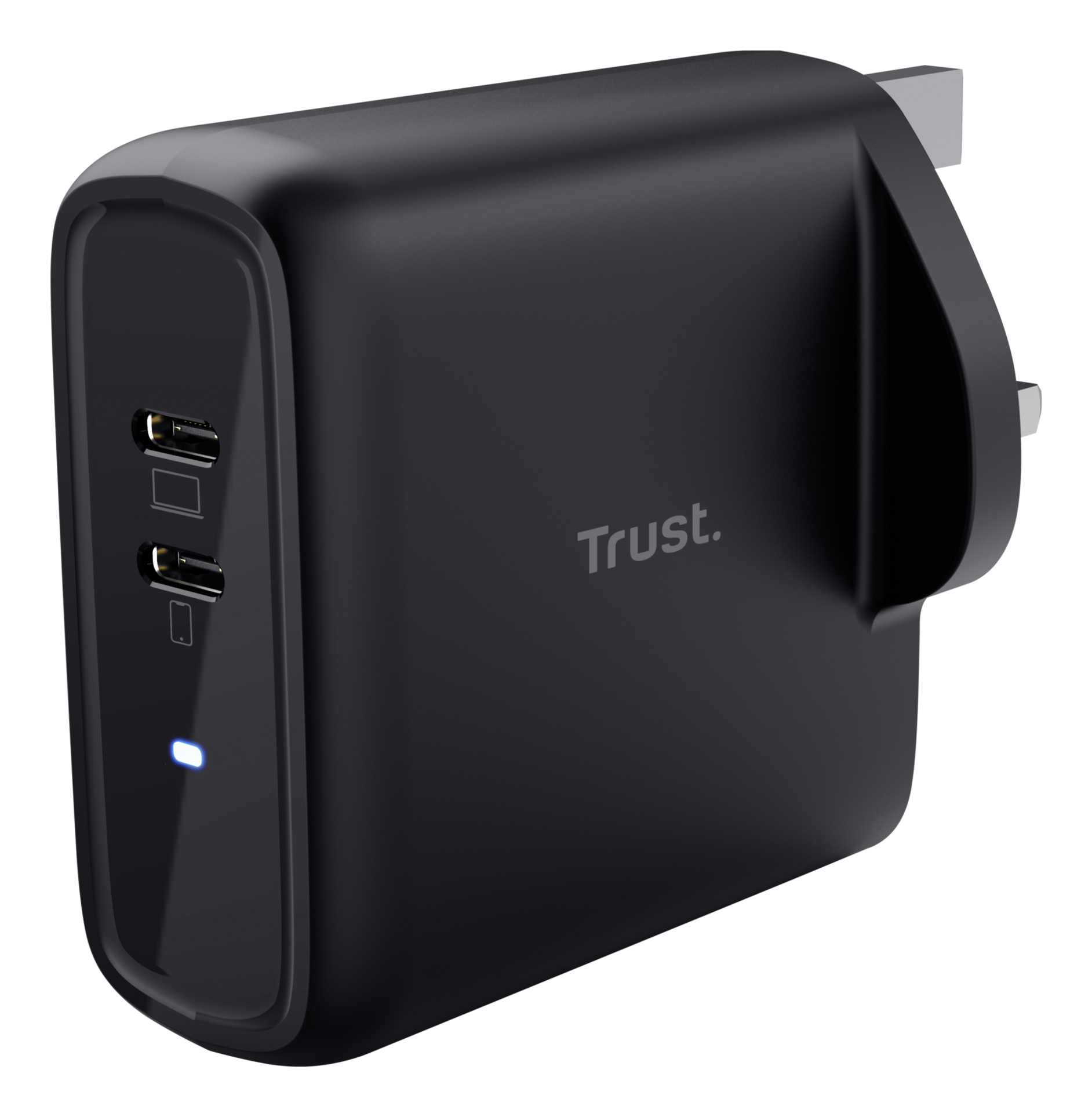 Trust Maxo Universale Nero AC Ricarica rapida Interno