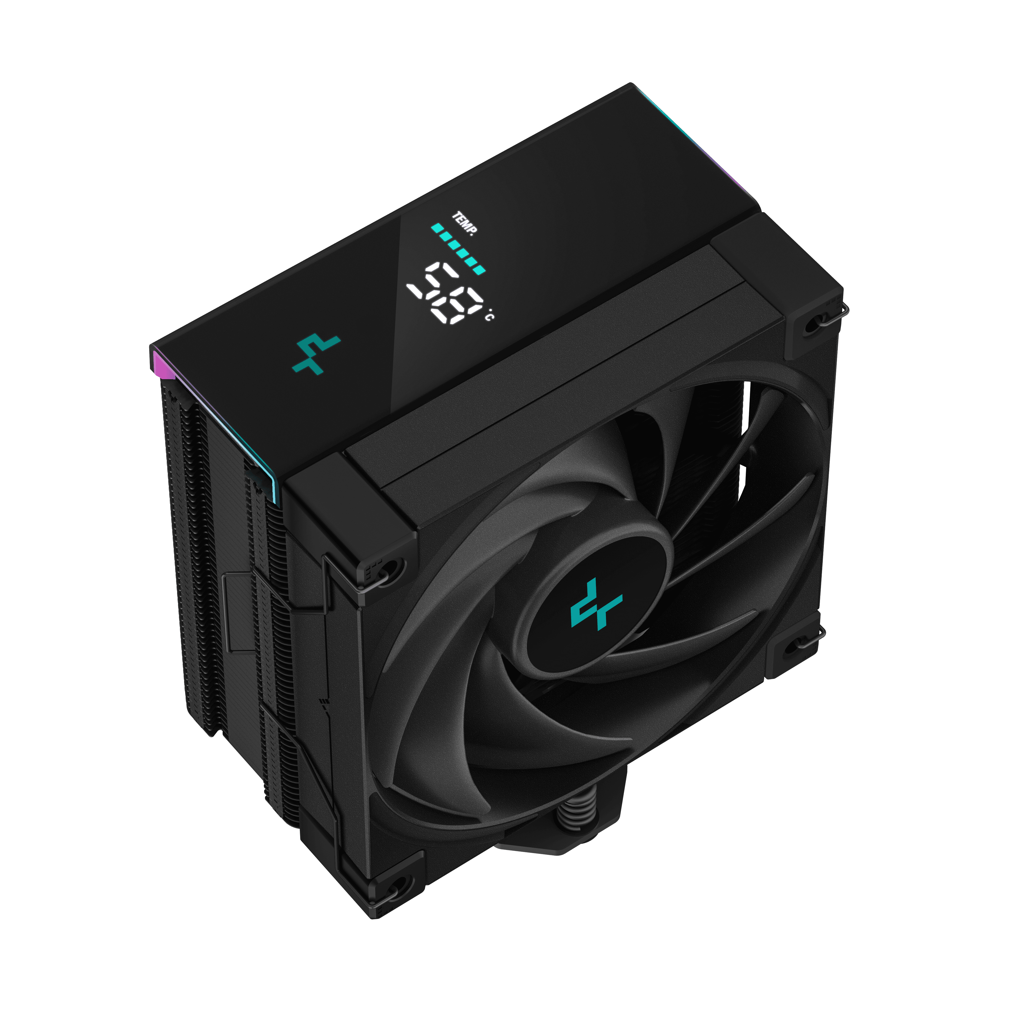 Disipador DeepCool AK400 DIGITAL - 4 Pines - 1850 RPM - Negro - R-AK400-BKADMN-G