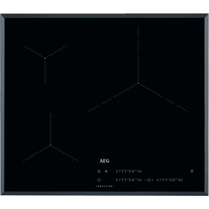 AEG IKB63435FB hob Black Built-in Zone induction hob 3 zone(s) – image 1