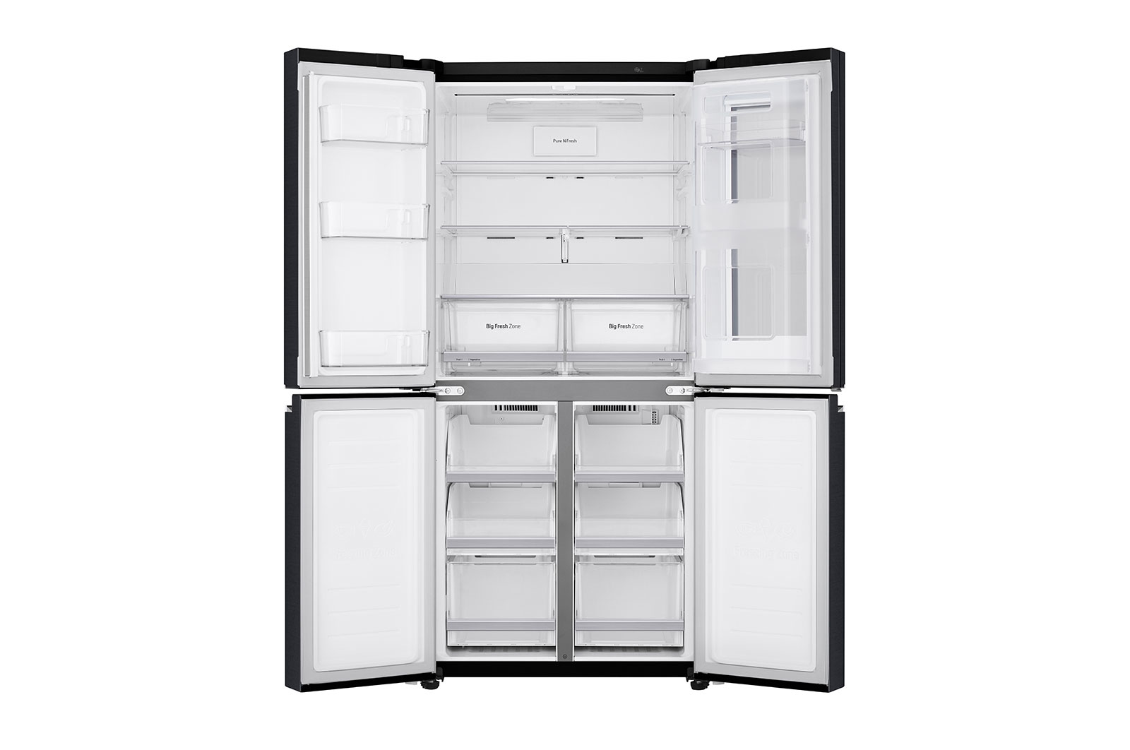 LG GMQ844MCKV side-by-side refrigerator Freestanding – image 6