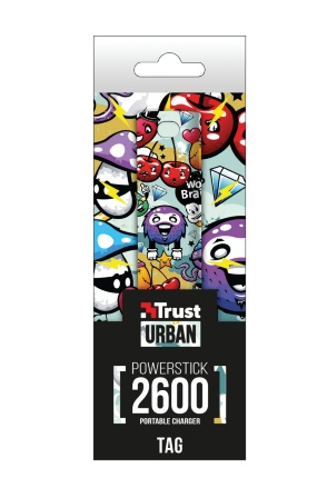 Trust Graffiti 2600 mAh Cyan, Orange, Purple, Red – image 6