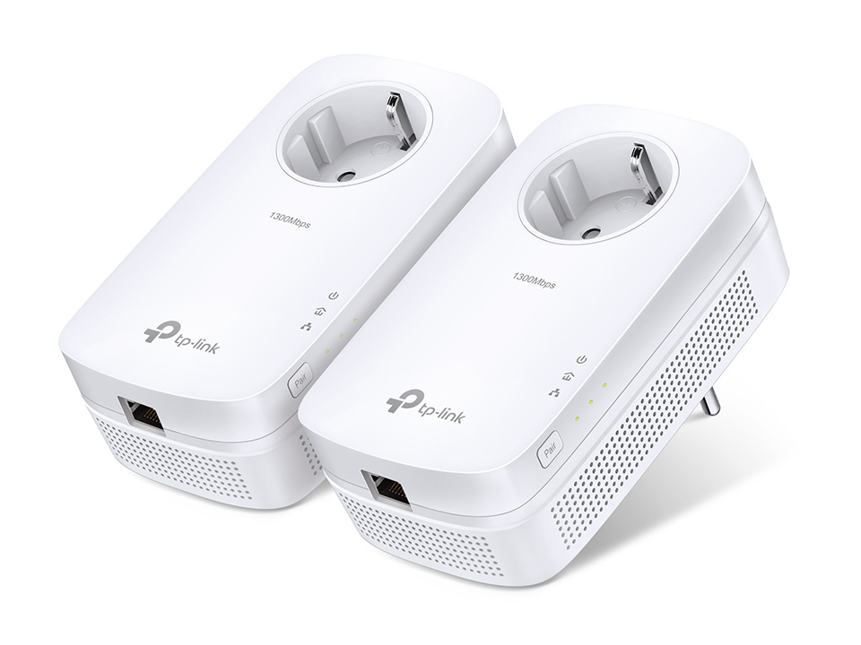 TP-Link TL-PA8010P KIT PowerLine-nätverksadapter 1300 Mbit/s Nätverksansluten (Ethernet) Vit 2 styck