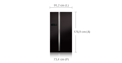 Samsung RS2080NBL oven Platinum – image 4