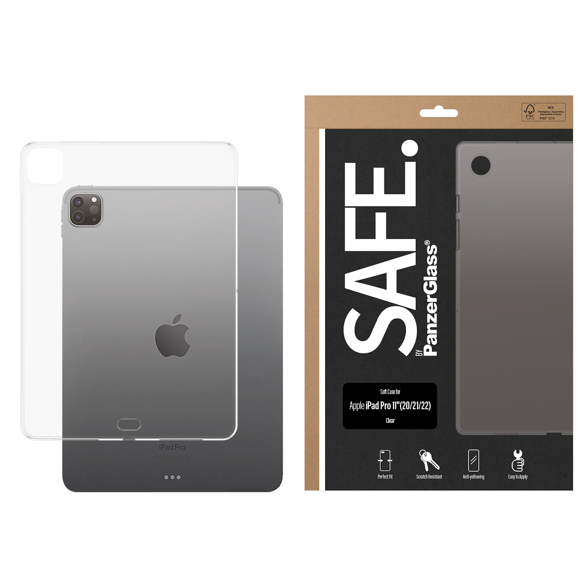 PanzerGlass SAFE. by PanzerGlass® Case iPad Pro 11'' (2020-2022) | Transparent – image 2