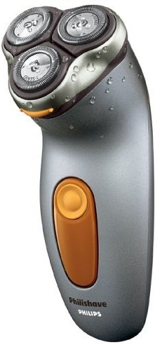 Philips HQ7415 Rotation shaver Trimmer Metallic, Orange