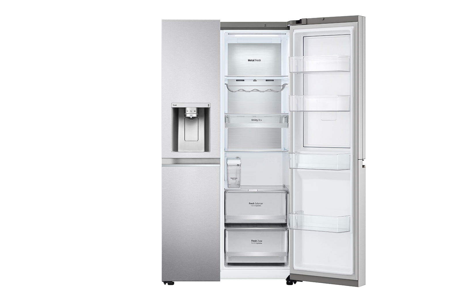 LG GSJV91BSAE side-by-side refrigerator Freestanding – image 6
