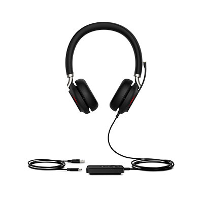Yealink UH38 Headset Wired & Wireless Head-band Calls/Music USB Type-C Bluetooth Black