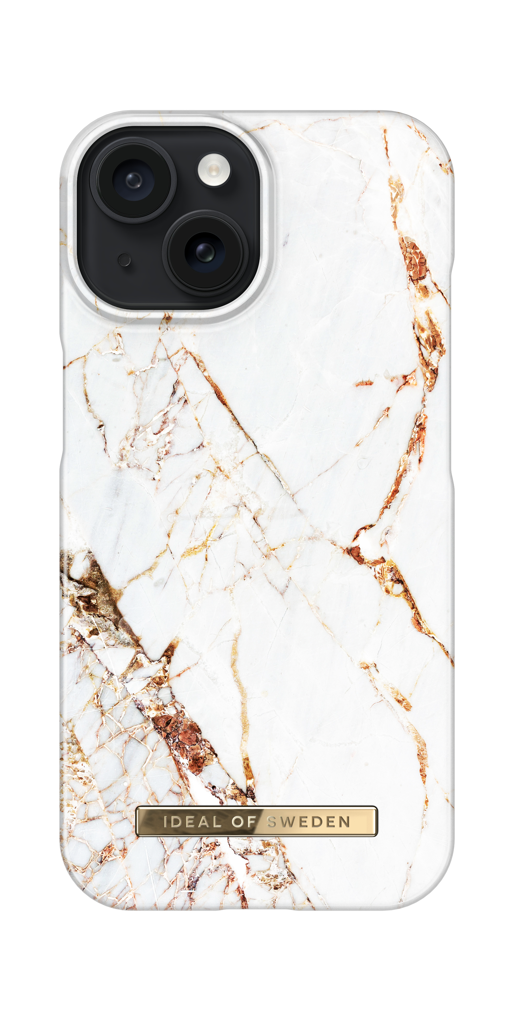 iDeal of Sweden Printed Case iPhone 15 Carrara Gold – image 1
