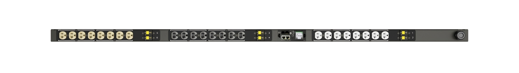 Vertiv MN05M4B1-24D203-3TL21A0A10-S power distribution unit (PDU) 24 AC outlet(s) Black