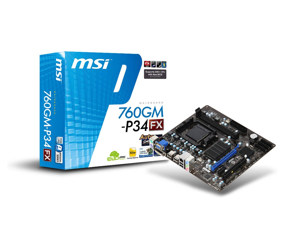 MSI 760GM-P34 (FX)