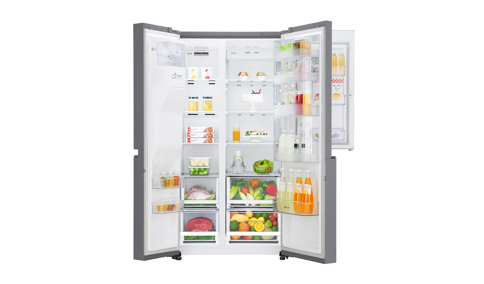 LG GSS6611PS side-by-side refrigerator Freestanding – image 3
