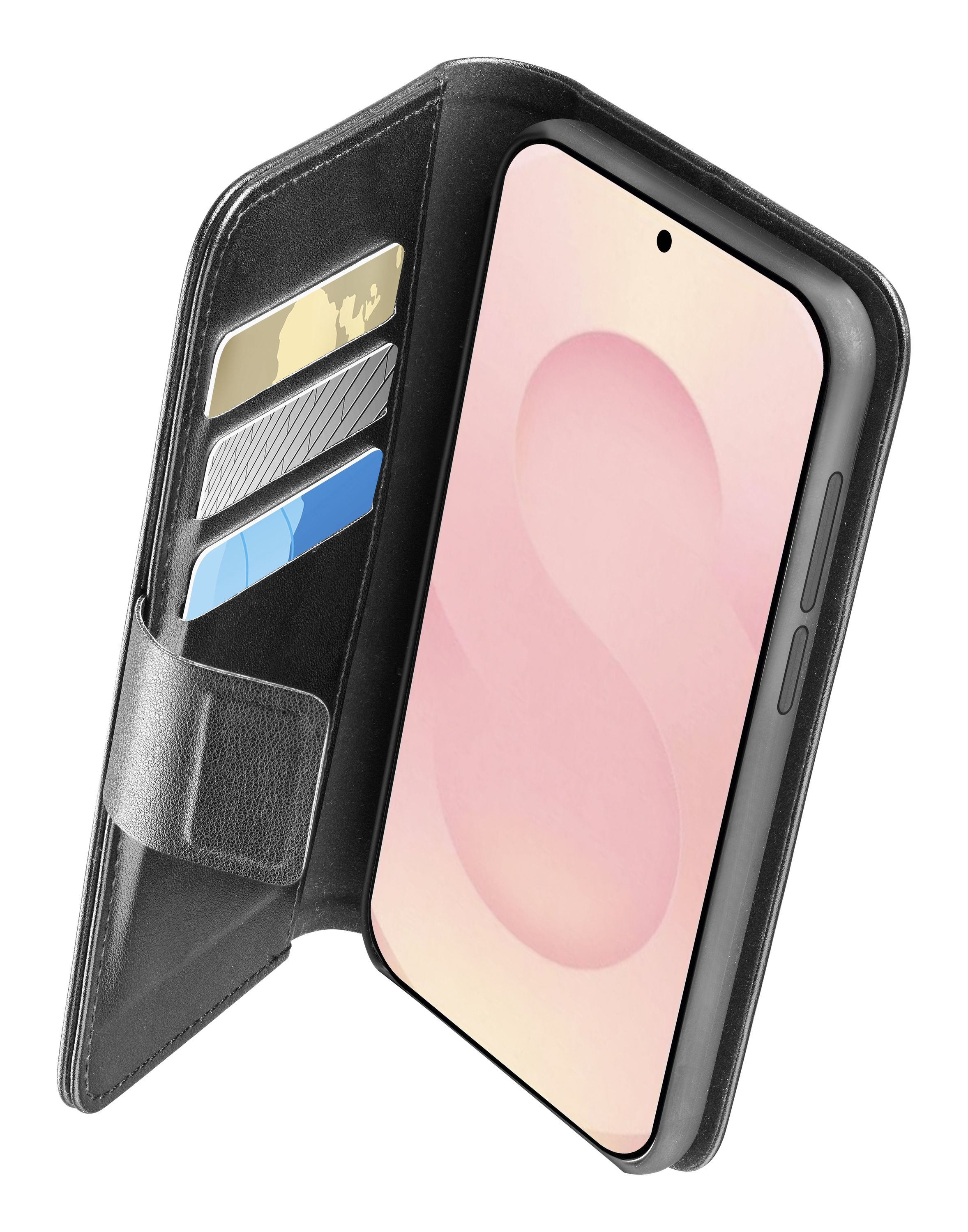 Cellularline Book Agenda Galaxy S25 Edge Custodia a libro effetto pelle con chiusura magnetica